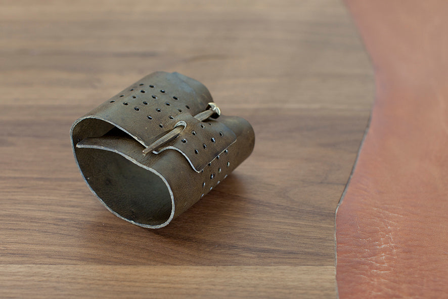 Spike Leather Bracelet