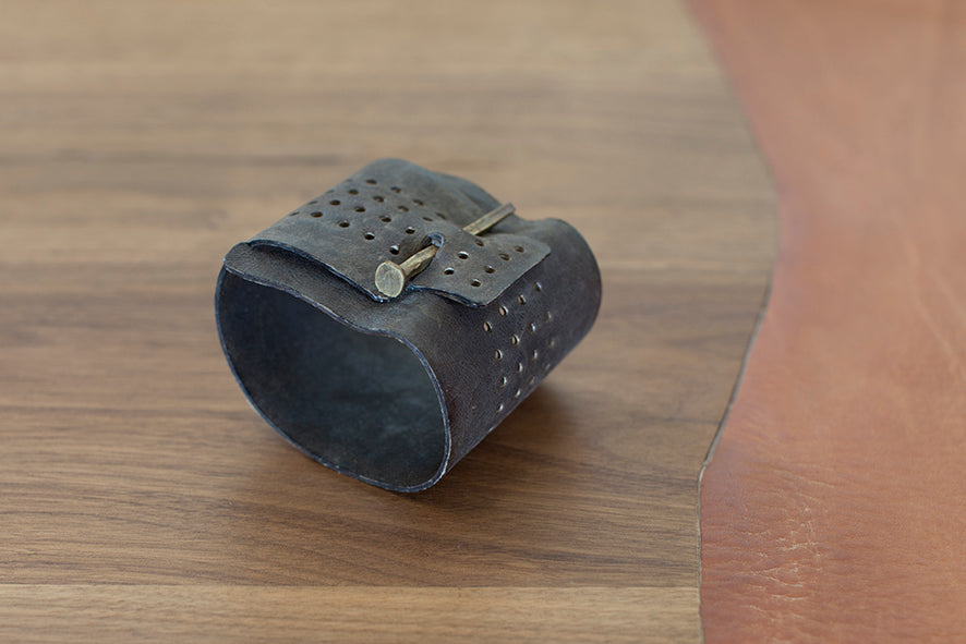 Spike Leather Bracelet