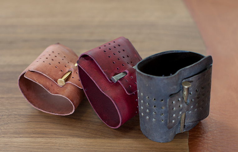 Spike Leather Bracelet